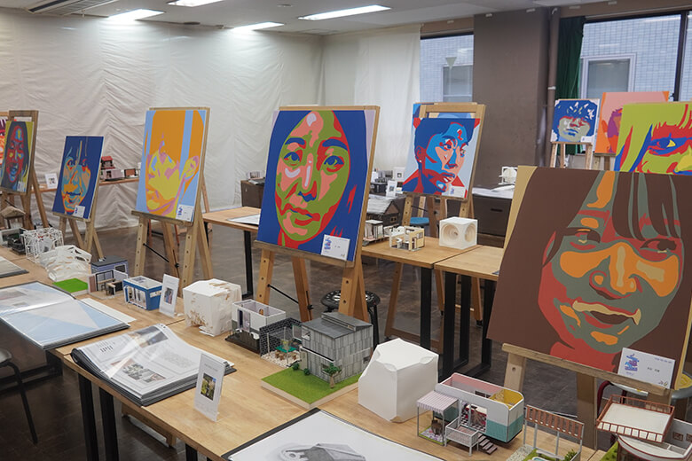 作品展示様子