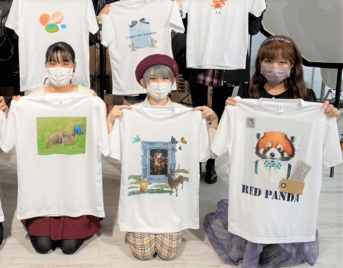 「オリジナルTシャツ作成」体験講座の画像