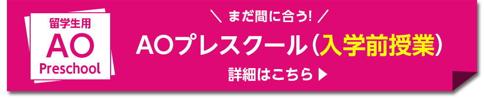 留学生用AOプレスクール詳細
