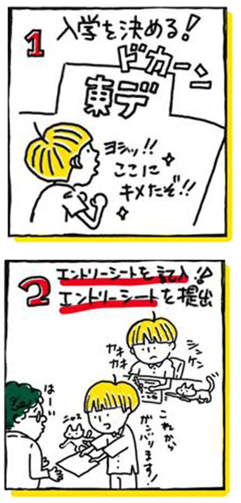 入学を決める