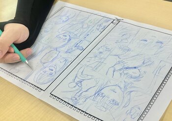 演出を学ぶ！ コマ割りに挑戦