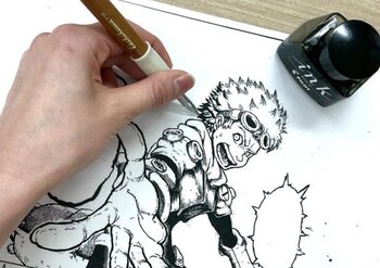 アナログ画材を使ってキャラクターを描こう！つけペン入門
