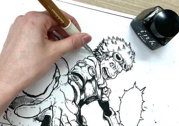 アナログ画材を使ってキャラクターを描こう！つけペン入門